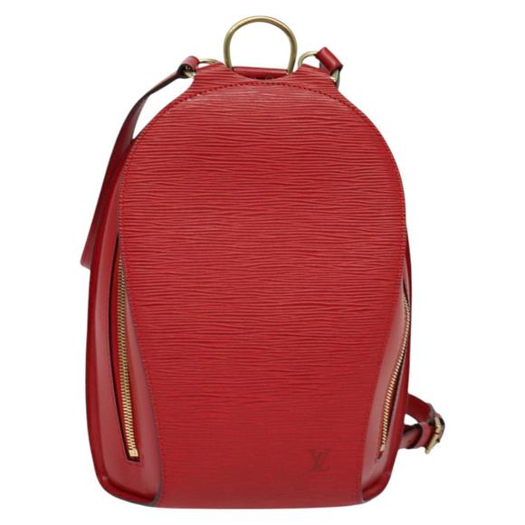 Louis Vuitton Mabillon Red Leather backpack - Picture 1 of 10
